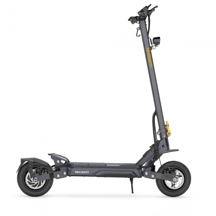 Ausom Gosoul 2 Pro Hulajnoga elektryczna, silnik 1400 W, akumulator 18 Ah 48 V, prędkość 20 km/h, zasięg 90 km - Ciemnoszary