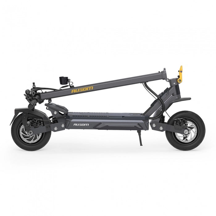 Ausom Gosoul 2 Pro Hulajnoga elektryczna, silnik 1400 W, akumulator 18 Ah 48 V, prędkość 20 km/h, zasięg 90 km - Ciemnoszary