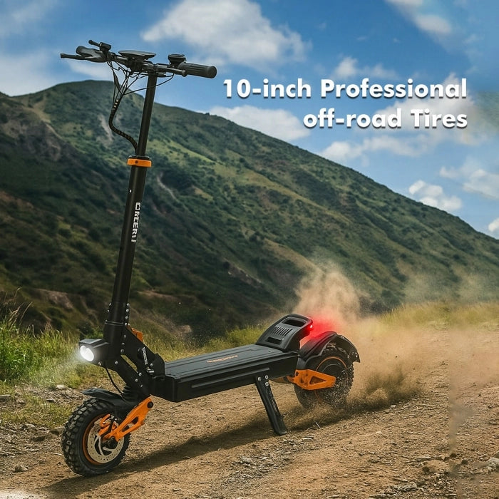 GELEIPU Z1 Pro Hulajnoga elektryczna, silnik 1200W*2, bateria 52V 20Ah, 10-calowe opony, maks. prędkość 65km/h, zasięg 70km