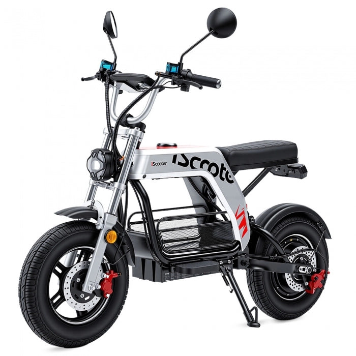 iScooter DX5Pro Electric Scooter 2000W Brushless Motor 60km/h Top Speed 52V 20Ah Battery Up to 100km Range 17" Fat Tubeles
