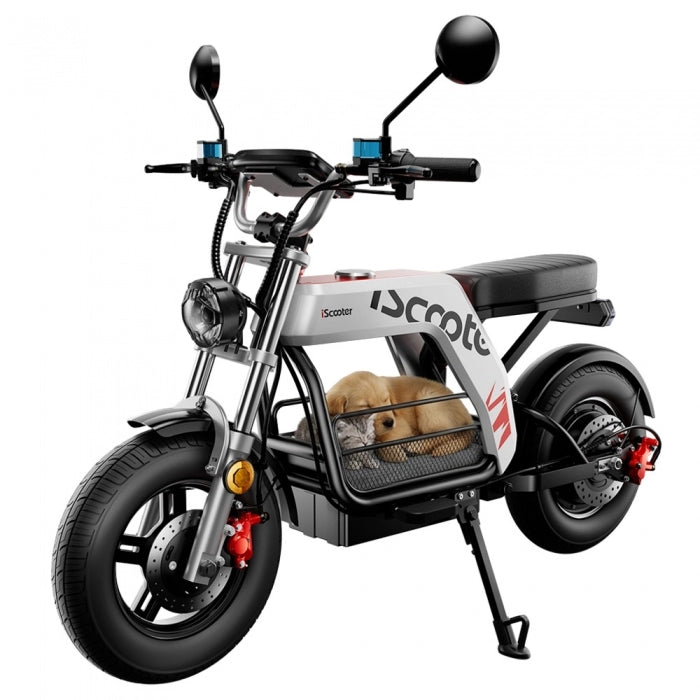 iScooter DX5Pro Electric Scooter 2000W Brushless Motor 60km/h Top Speed 52V 20Ah Battery Up to 100km Range 17" Fat Tubeles