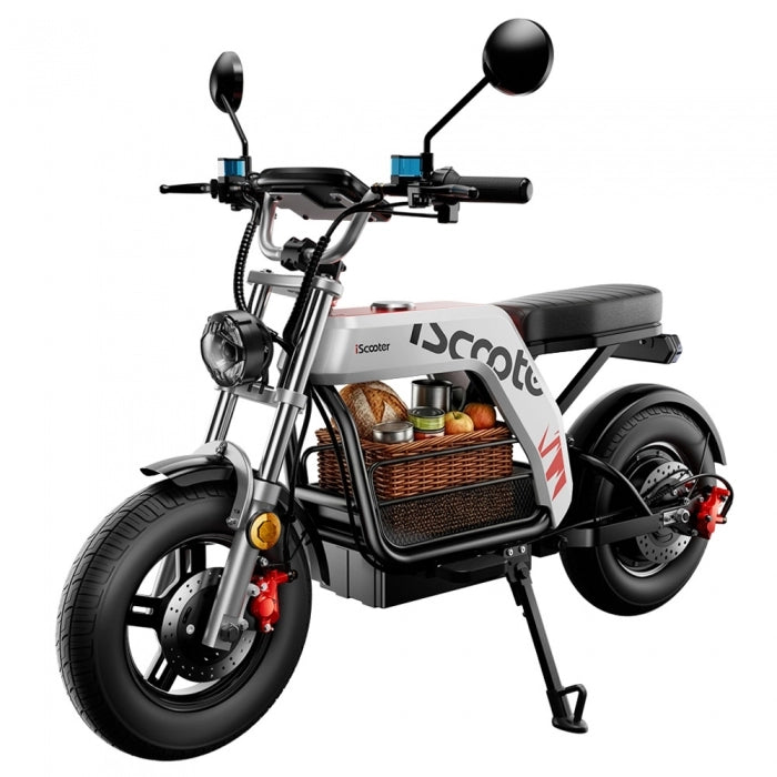 iScooter DX5Pro Electric Scooter 2000W Brushless Motor 60km/h Top Speed 52V 20Ah Battery Up to 100km Range 17" Fat Tubeles