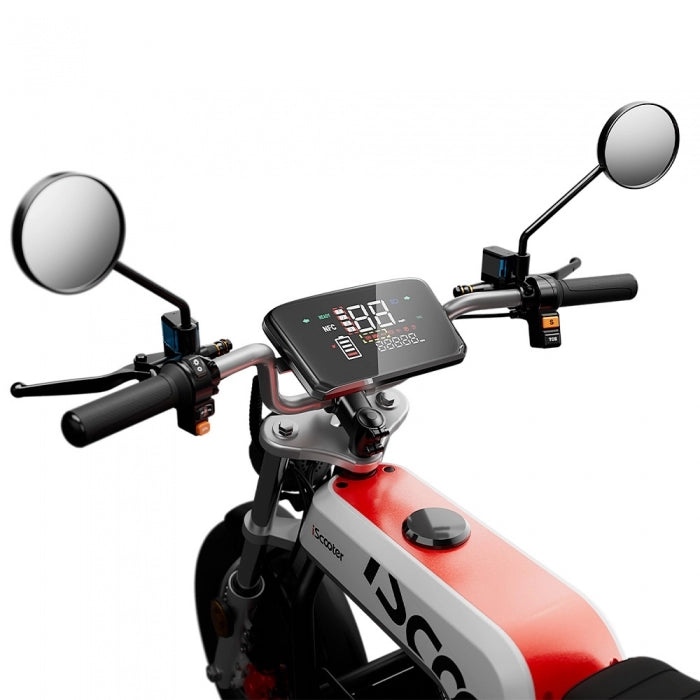 iScooter DX5Pro Electric Scooter 2000W Brushless Motor 60km/h Top Speed 52V 20Ah Battery Up to 100km Range 17" Fat Tubeles
