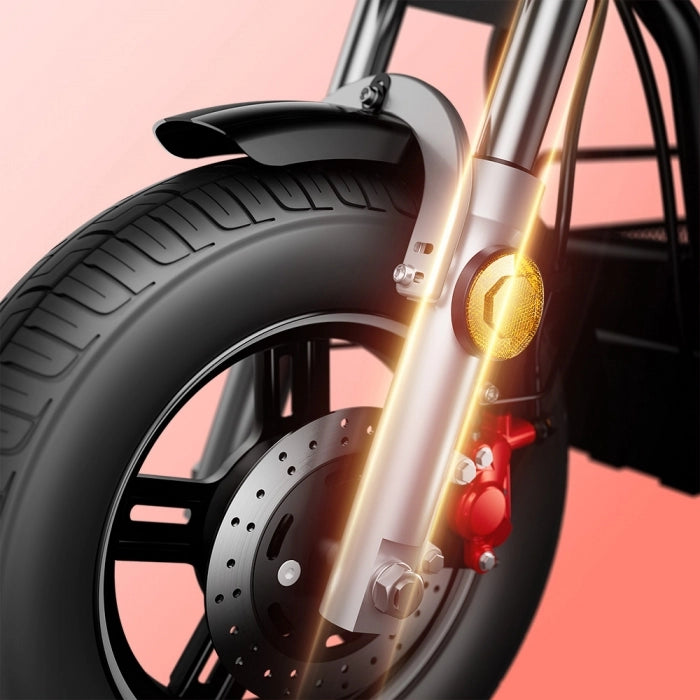 iScooter DX5Pro Electric Scooter 2000W Brushless Motor 60km/h Top Speed 52V 20Ah Battery Up to 100km Range 17" Fat Tubeles