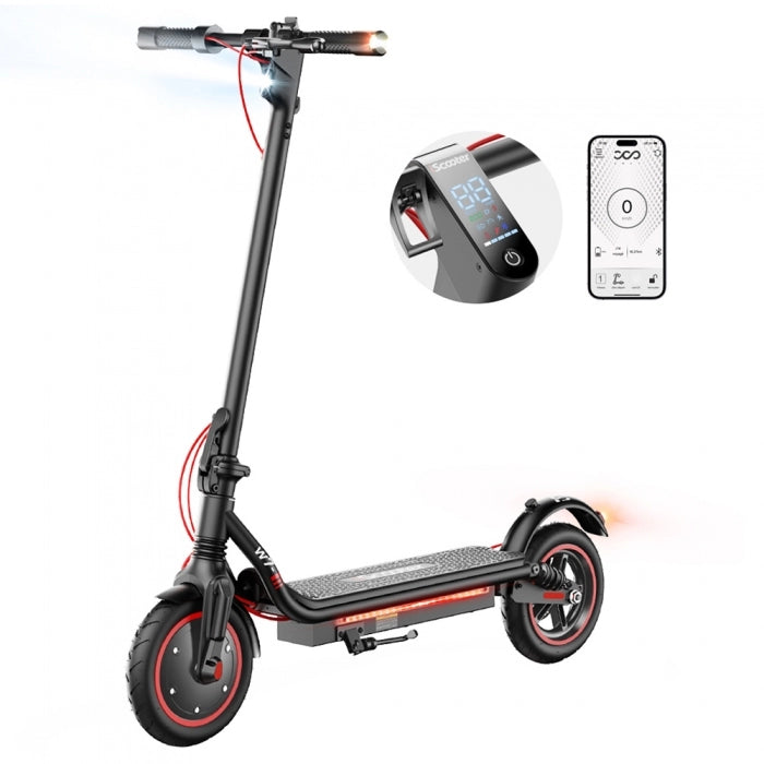 Składana hulajnoga elektryczna iScooter W7, silnik 350W, bateria 42V 7,8AH, opony 8,5 cali, maks. prędkość 35km/h, zasięg 30km