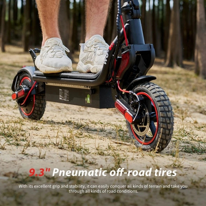 Składana hulajnoga elektryczna iScooter W8, silnik 500W, bateria 48V 10,4Ah, opony 9,3 cali, 40km/h, 40km, sterowanie aplikacją