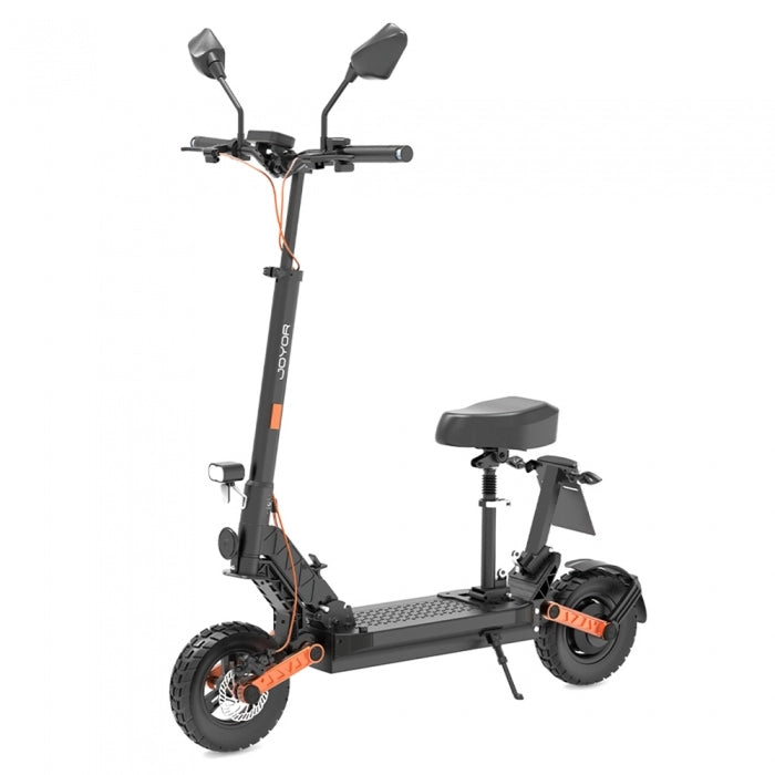 Składana hulajnoga elektryczna JOYOR S8E, silnik 800W, bateria 48V 26AH, opony 10-calowe, 45km/h, 80km, wyświetlacz NFC - Czarny