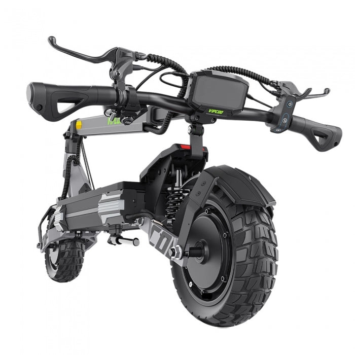 Składana hulajnoga elektryczna Vipcoo VS6 Pro, silnik 1200W*2, bateria 52V 20,8Ah, opony 10 cali, maks. prędkość 25km/h