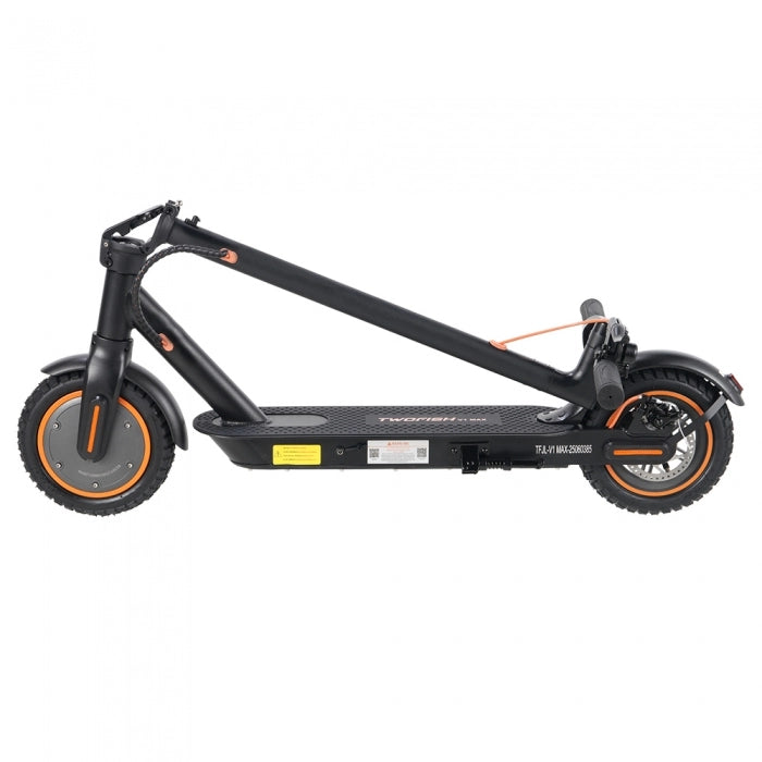 TWOFISH V1 MAX Hulajnoga elektryczna, silnik 400 W, akumulator 36 V, 28 km/h, 10-calowe opony pneumatyczne, składana