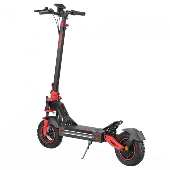 TWOFISH V4 MAX Hulajnoga elektryczna, silnik 800 W, akumulator 52 V 23 Ah, 10-calowe opony, maksymalna prędkość 57 km/h