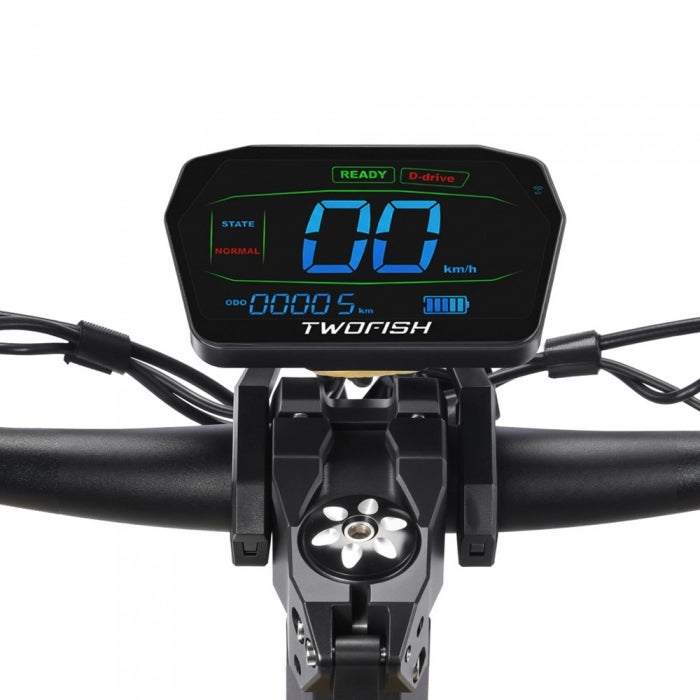 TWOFISH V4 MAX Hulajnoga elektryczna, silnik 800 W, akumulator 52 V 23 Ah, 10-calowe opony, maksymalna prędkość 57 km/h