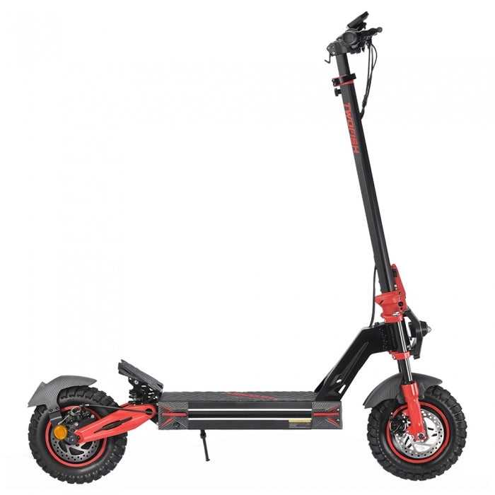 TWOFISH V4 MAX Hulajnoga elektryczna, silnik 800 W, akumulator 52 V 23 Ah, 10-calowe opony, maksymalna prędkość 57 km/h
